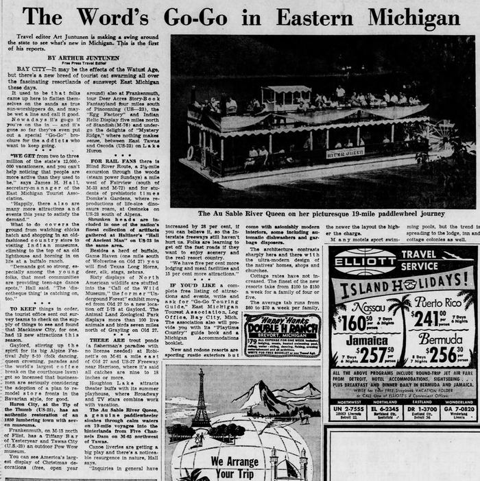 AuSable River Queen - 1965 Article On Attraction (newer photo)